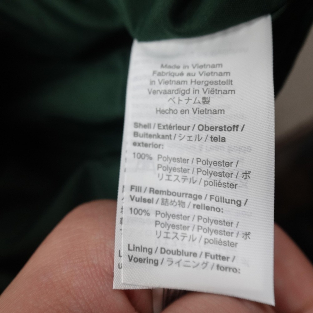 J Crew Vest Womens M Brown Green Camo Quilted Puffer Outdoor Hunting Full Zip - Picture 8 of 10